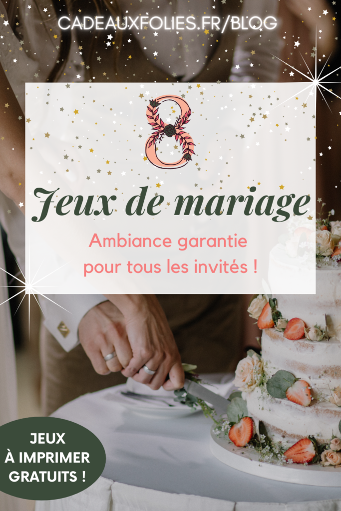 jeux de mariage cadeau mariage cadeaux folies 13