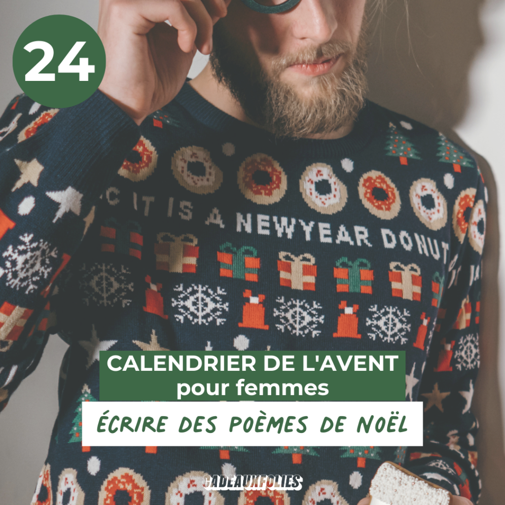 Calendrier de l'avent femme, Les meilleures idées Homme avec un pull de Noel