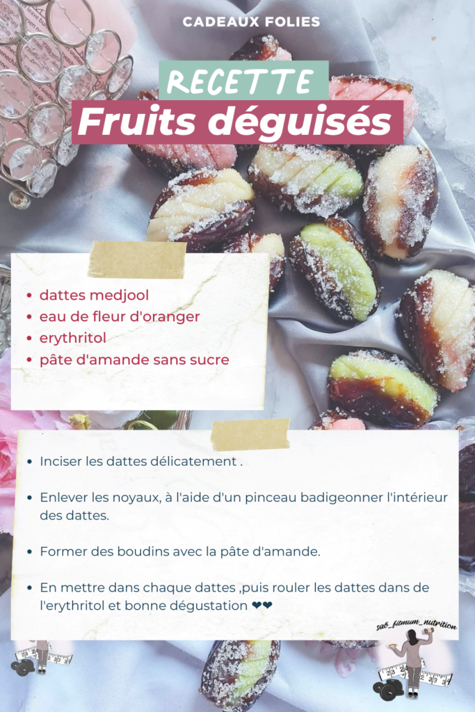 recette de fruits deguises