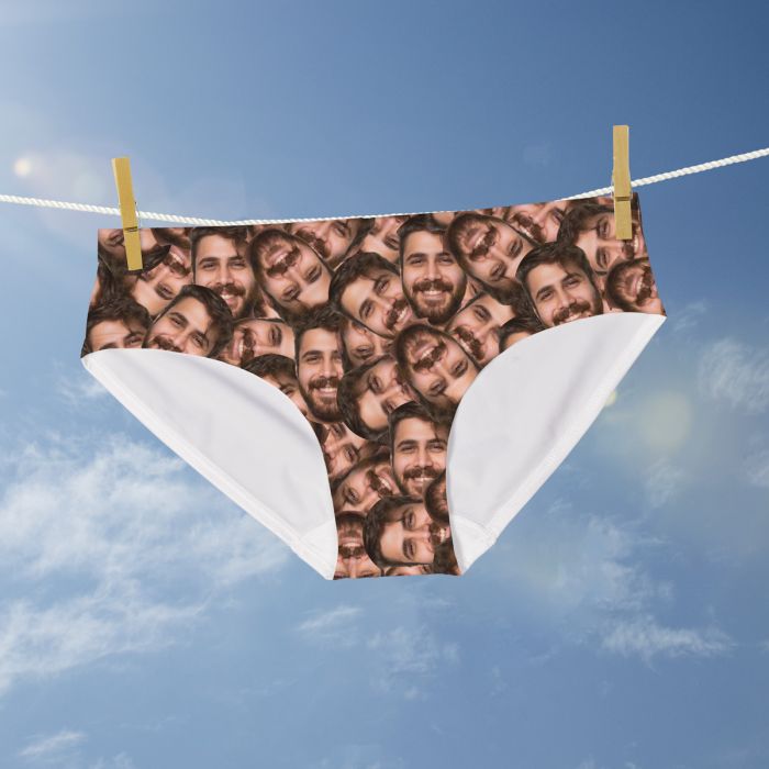 Culotte personnalisée avec visage