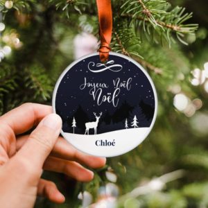 Pendentif personnalisé pour le sapin