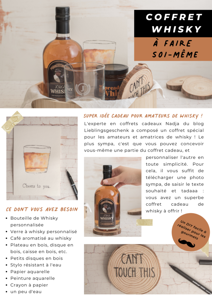 Coffret whisky DIY - Les amateurs vont adorer ! - Le Blog de CadeauxFolies