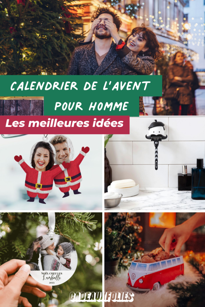 Calendrier de l'Avent Gadgets Homme 2023 - 24 surprises pour Homme Cadeau  Noël 