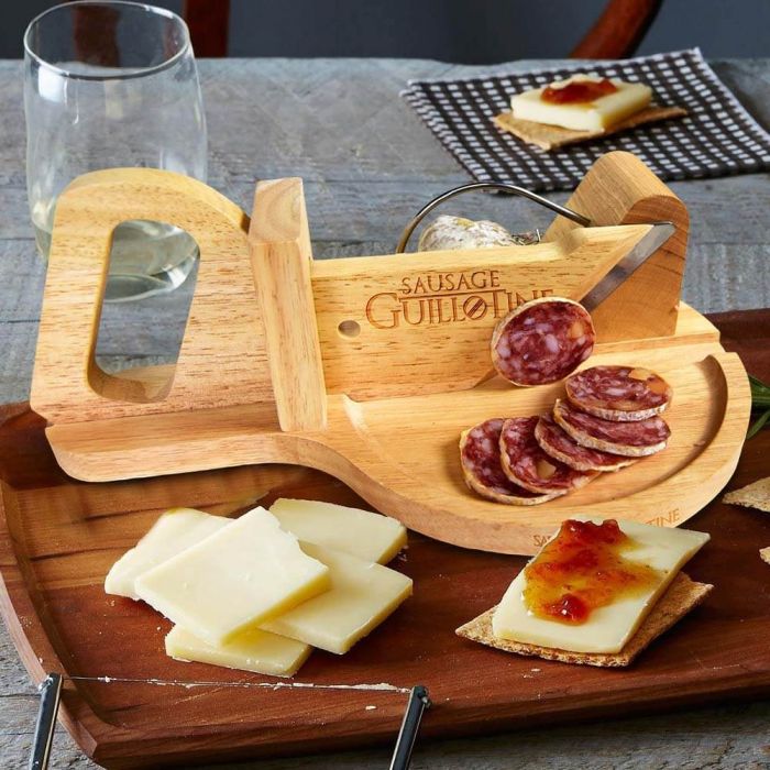 Guillotine à saucisson Cadeau de noel : la guillotine à saucisson