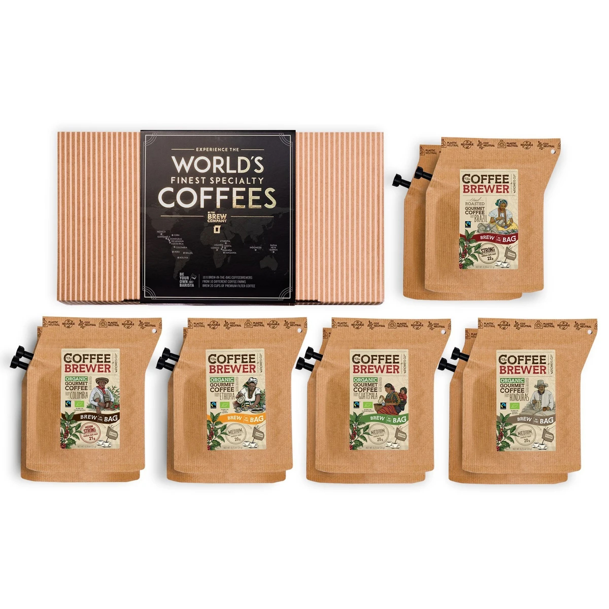 Coffret cadeau Les meilleurs cafés du monde
