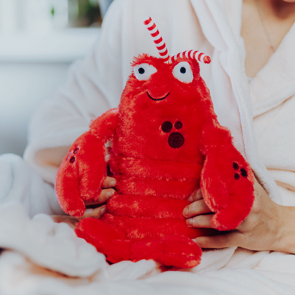Peluche chauffante homard