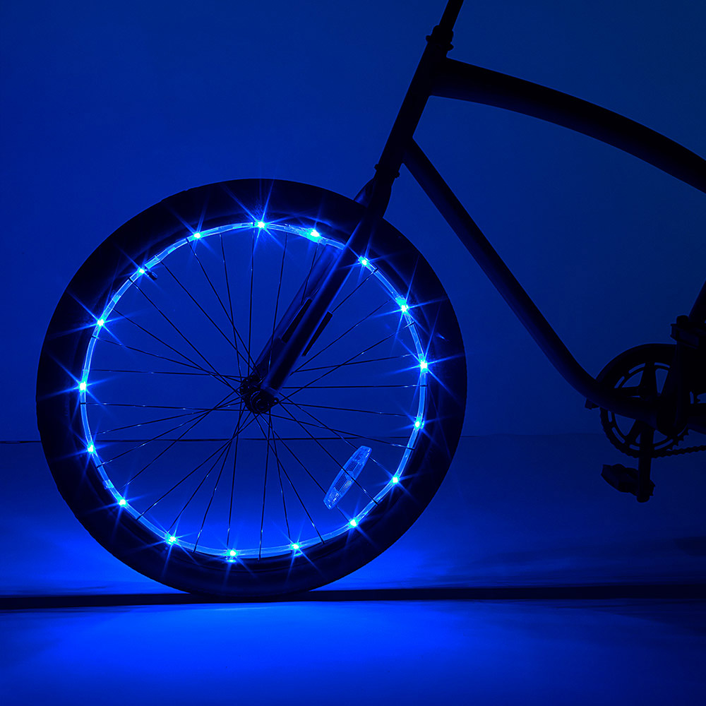 Guirlande LED couleur pour vélo