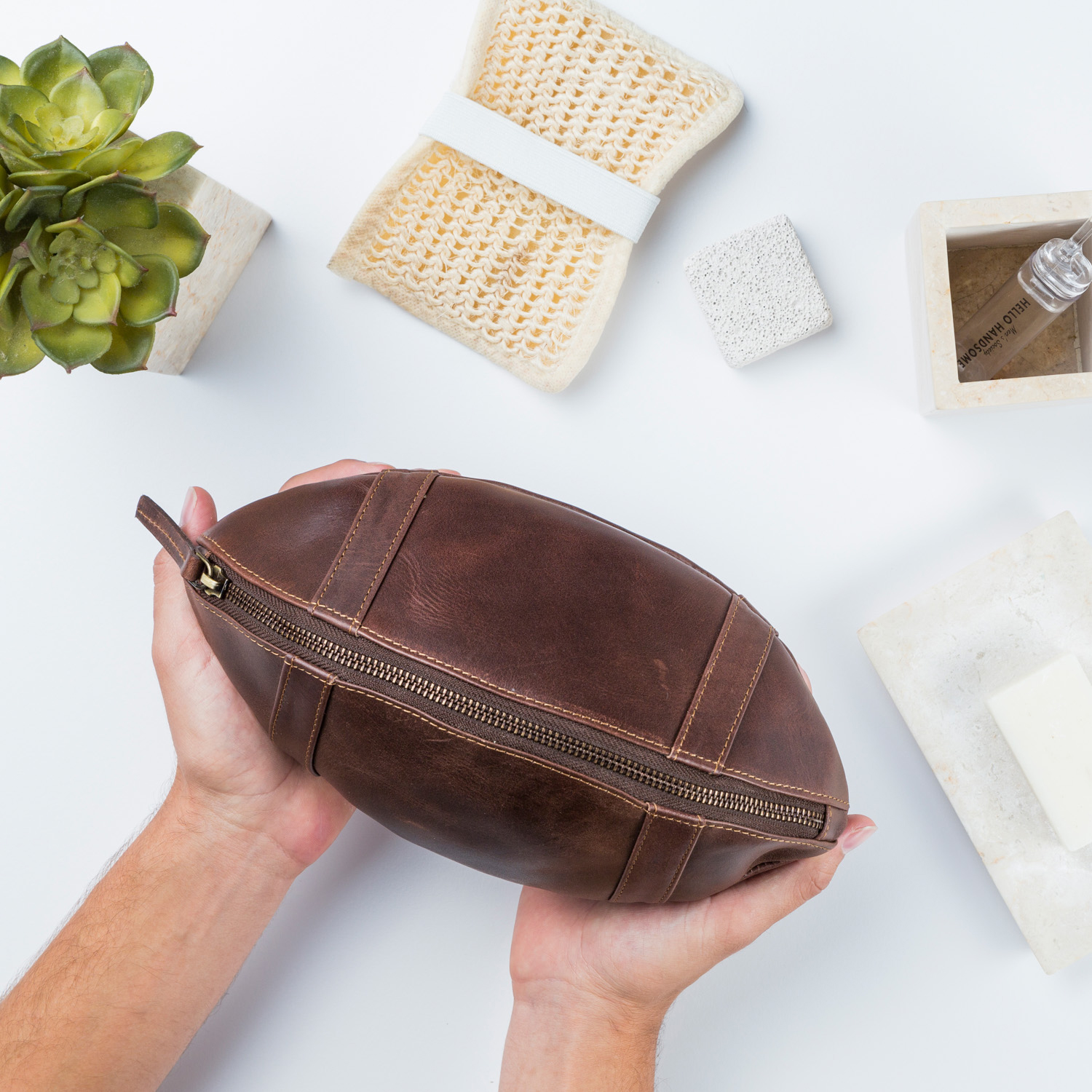 Trousse en cuir – Ballon de Football Américain