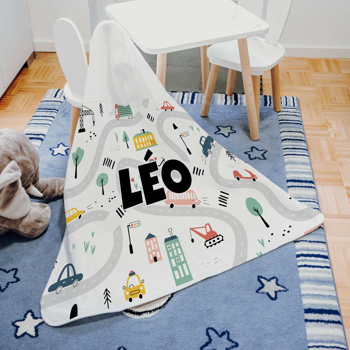 Serviette de bain personnalisée enfant avec prénom