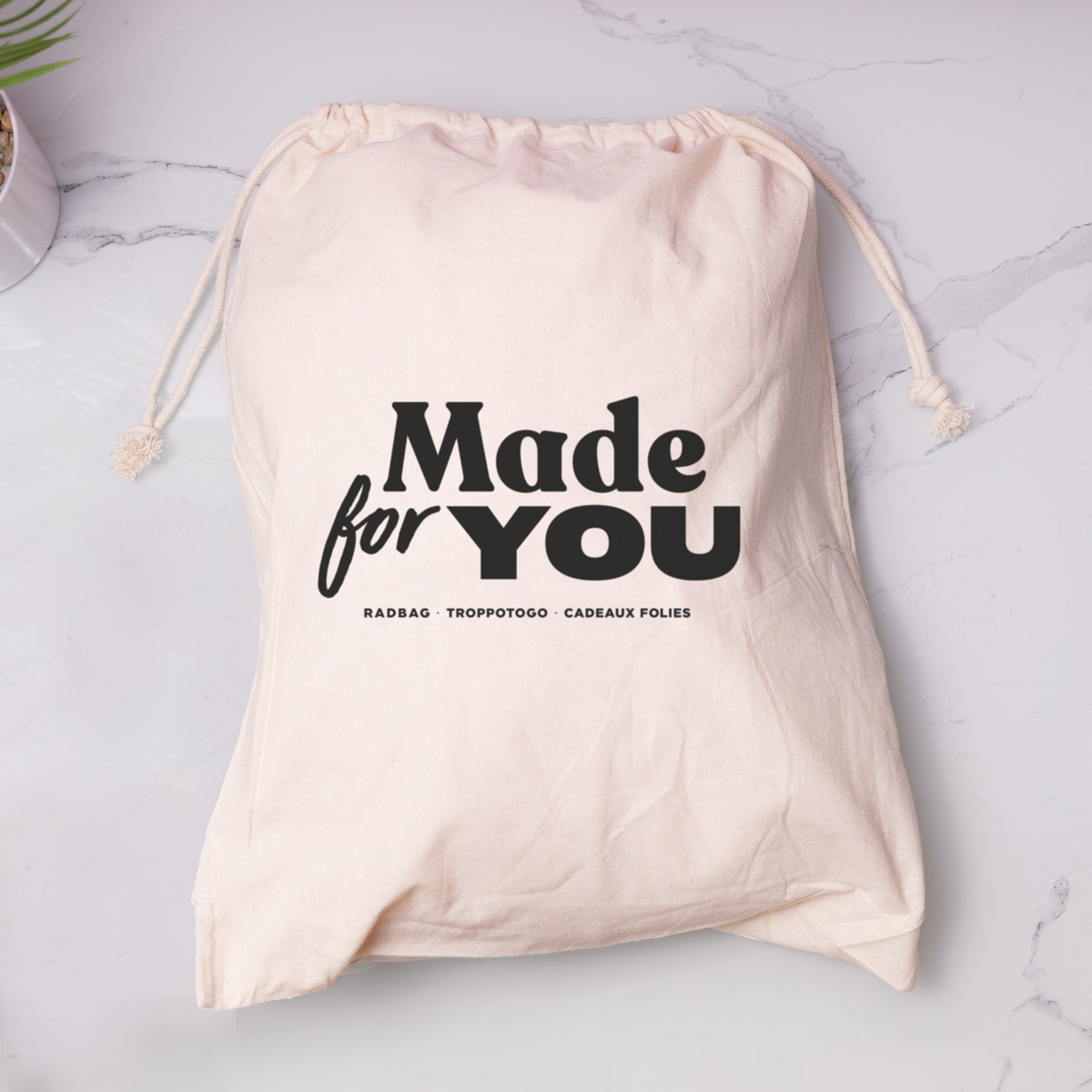 Serviette personnalisée avec 8 photos et texte