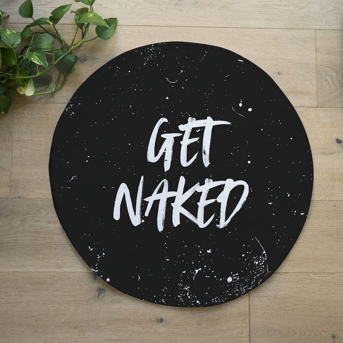Tapis de Bain Personnalisable Noir