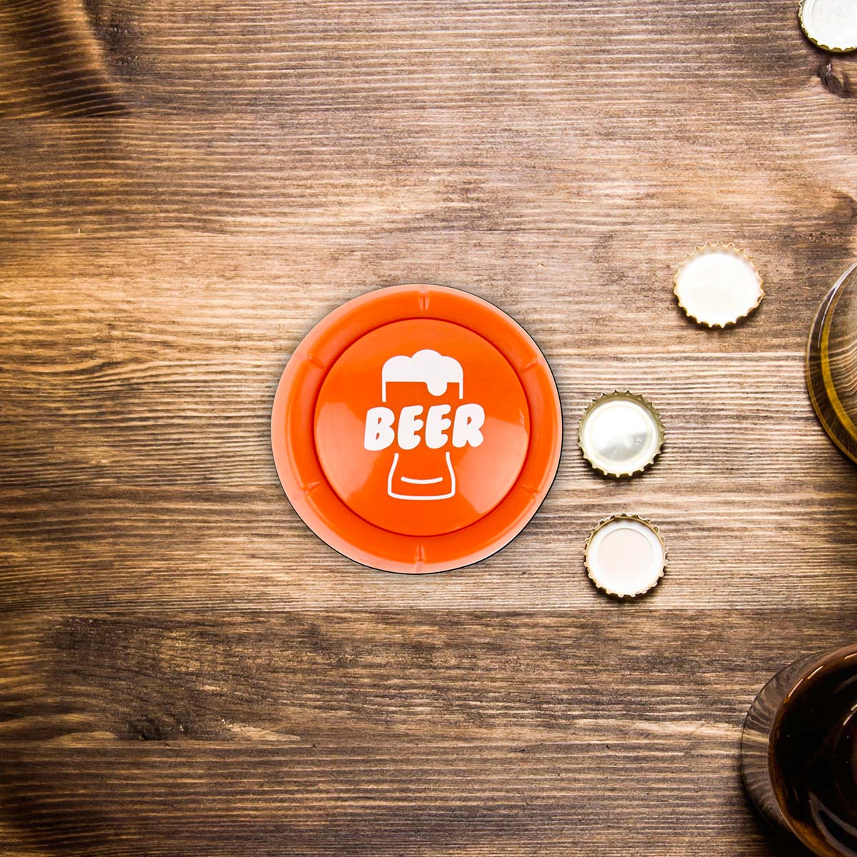 Bouton d'urgence Bière