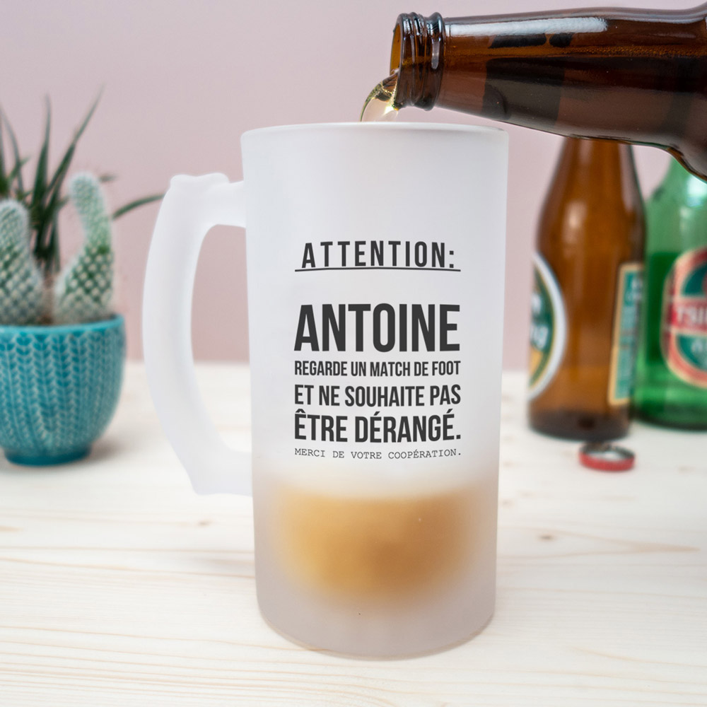 Chope à Bière pour les Fans de Football