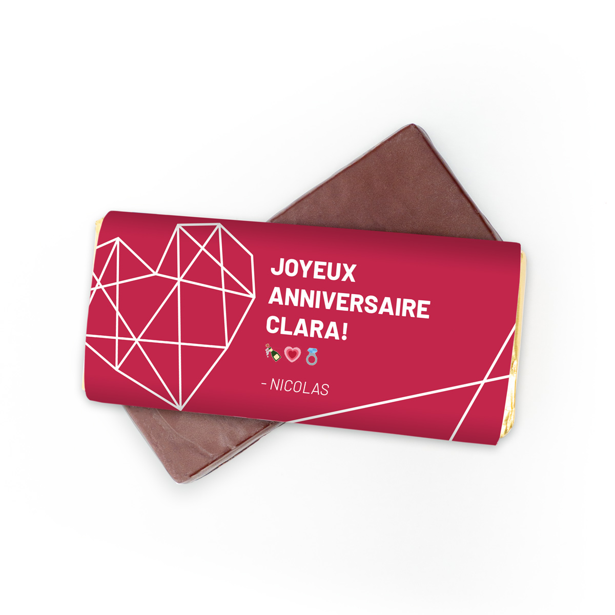Chocolat Personnalisable Texte