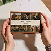 Chocolat personnalisé Carte avec 6 photos et texte