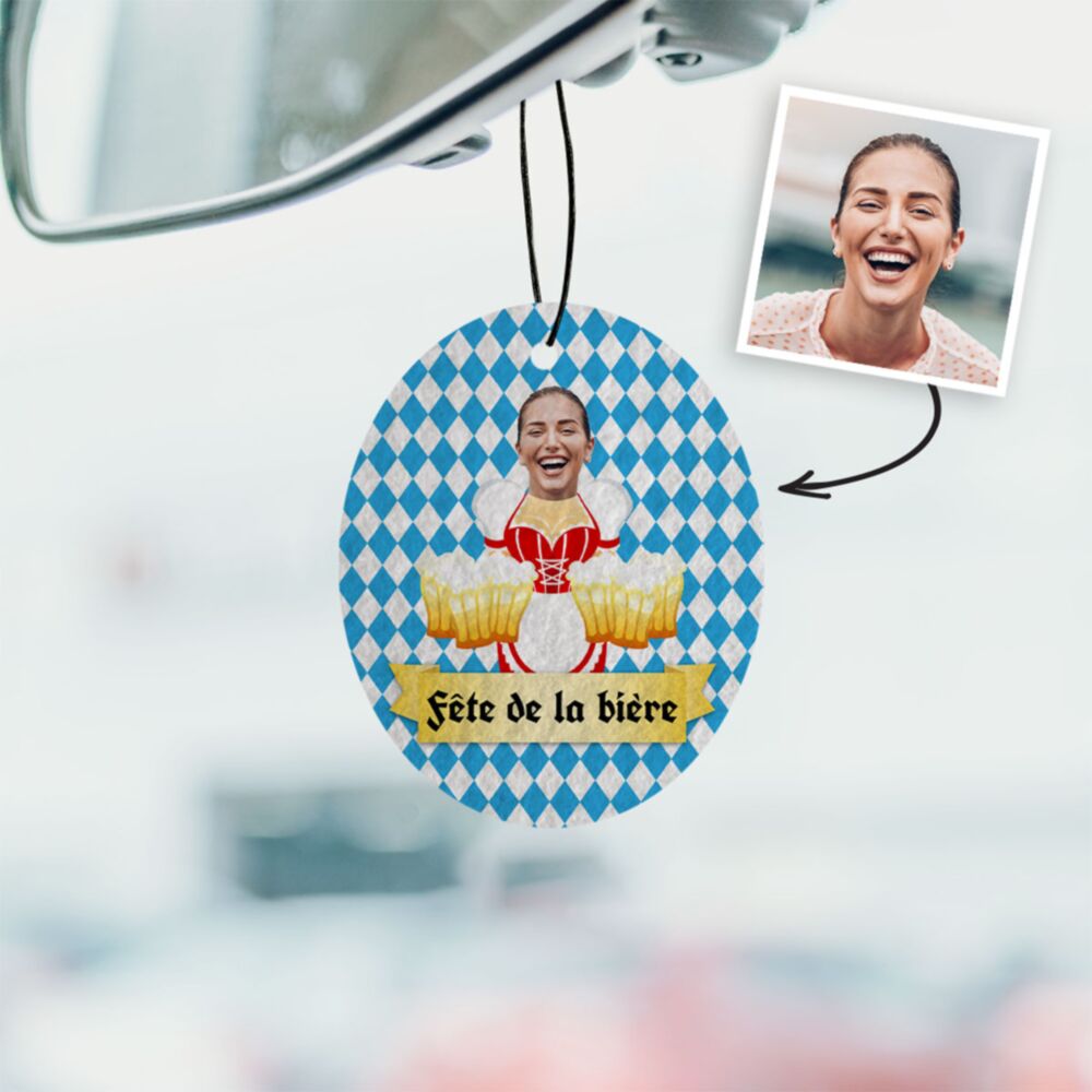 Désodorisant voiture personnalisé Spécial Oktoberfest – Lot de 2