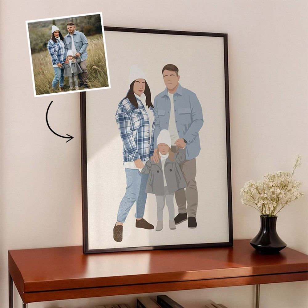 Affiche personnalisable avec illustration