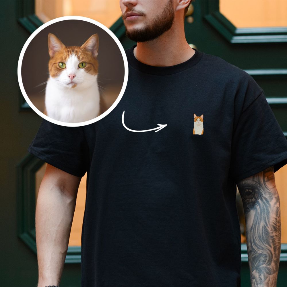 T-shirt personnalisé avec petite illustration