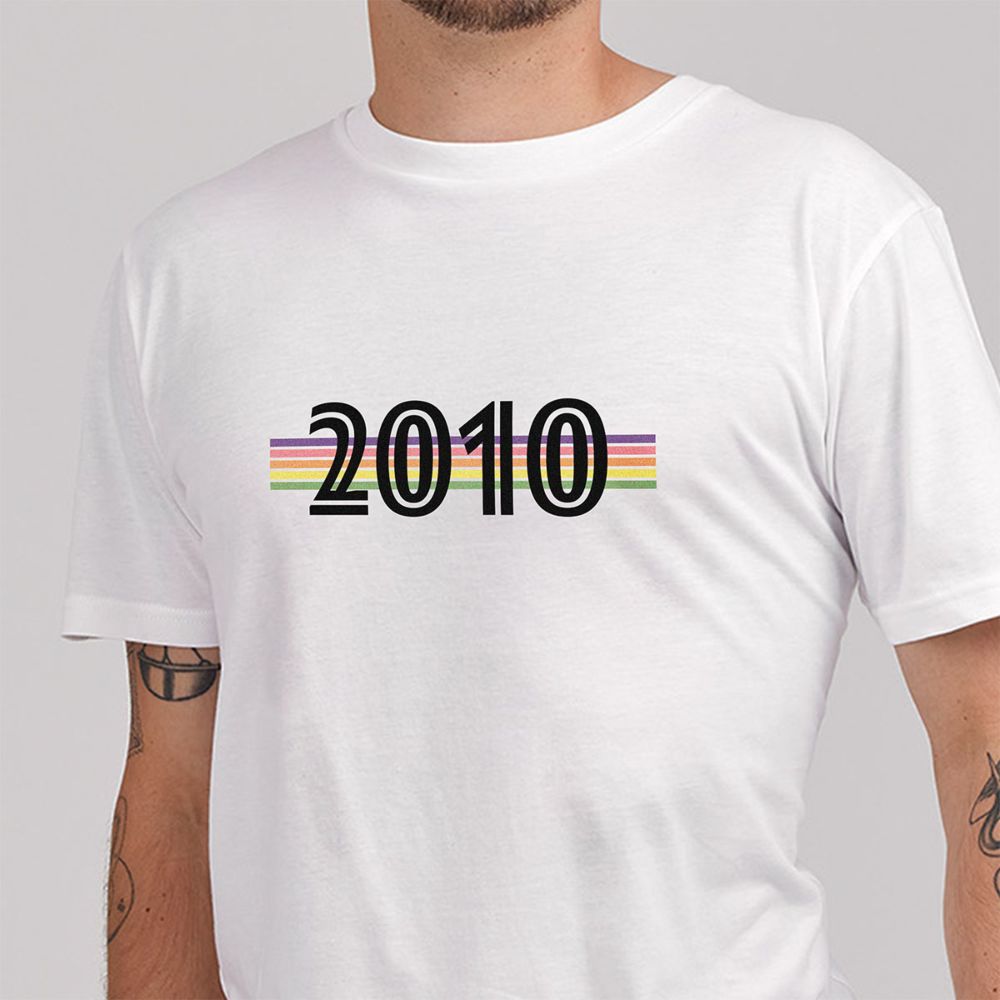 T-shirt personnalisé avec année de naissance
