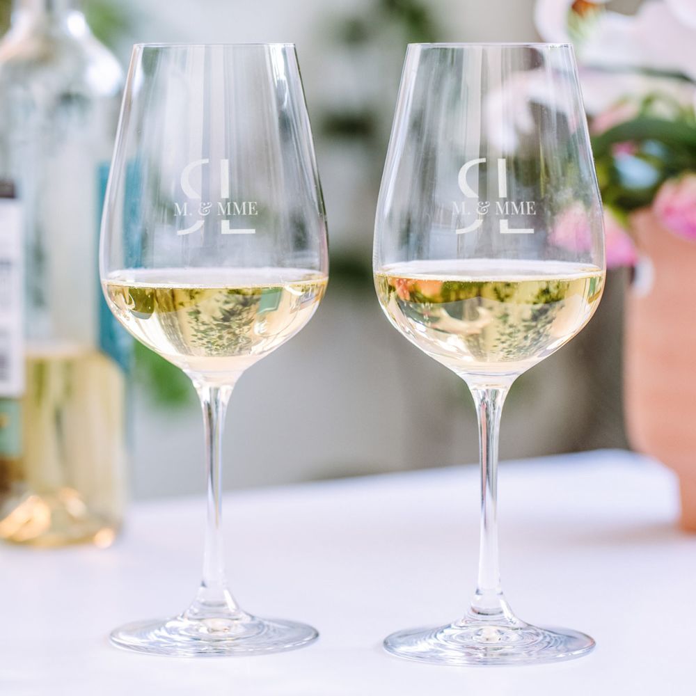 Verre à vin personnalisé avec nom et âge