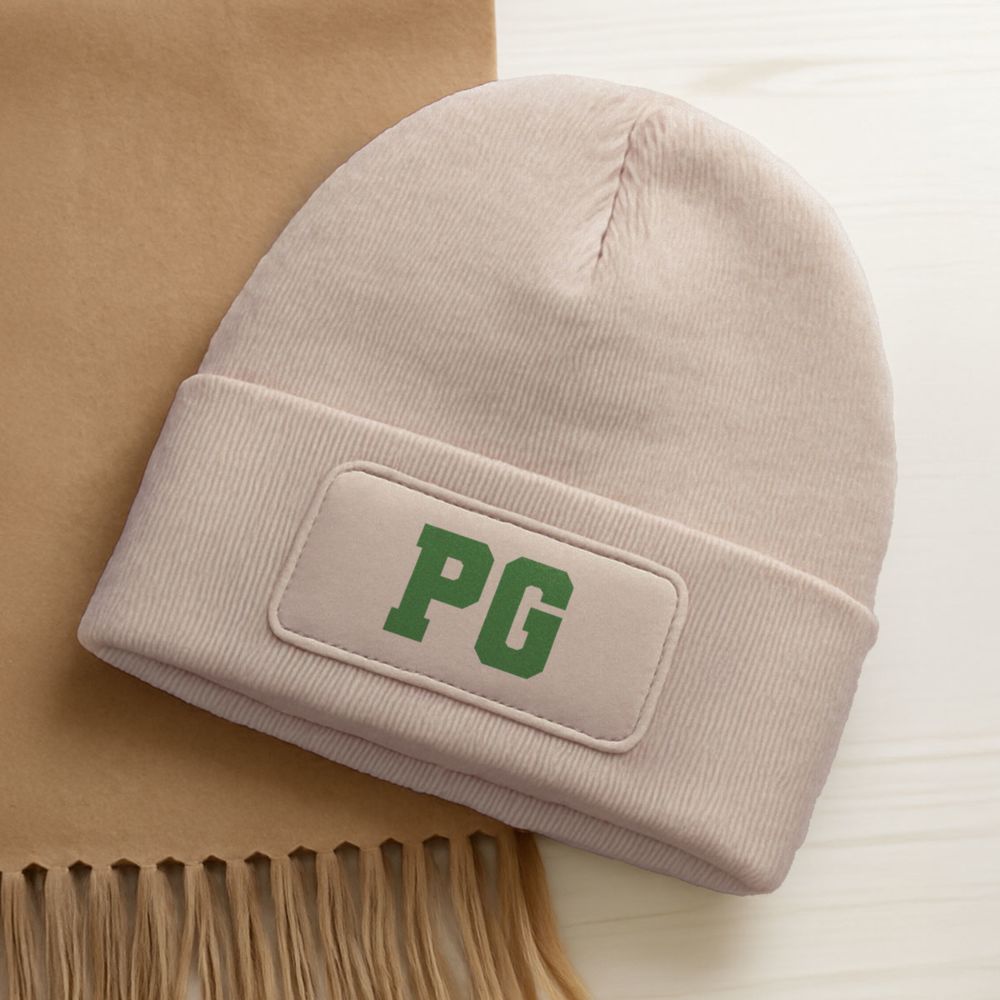 Bonnet personnalisé avec monogramme