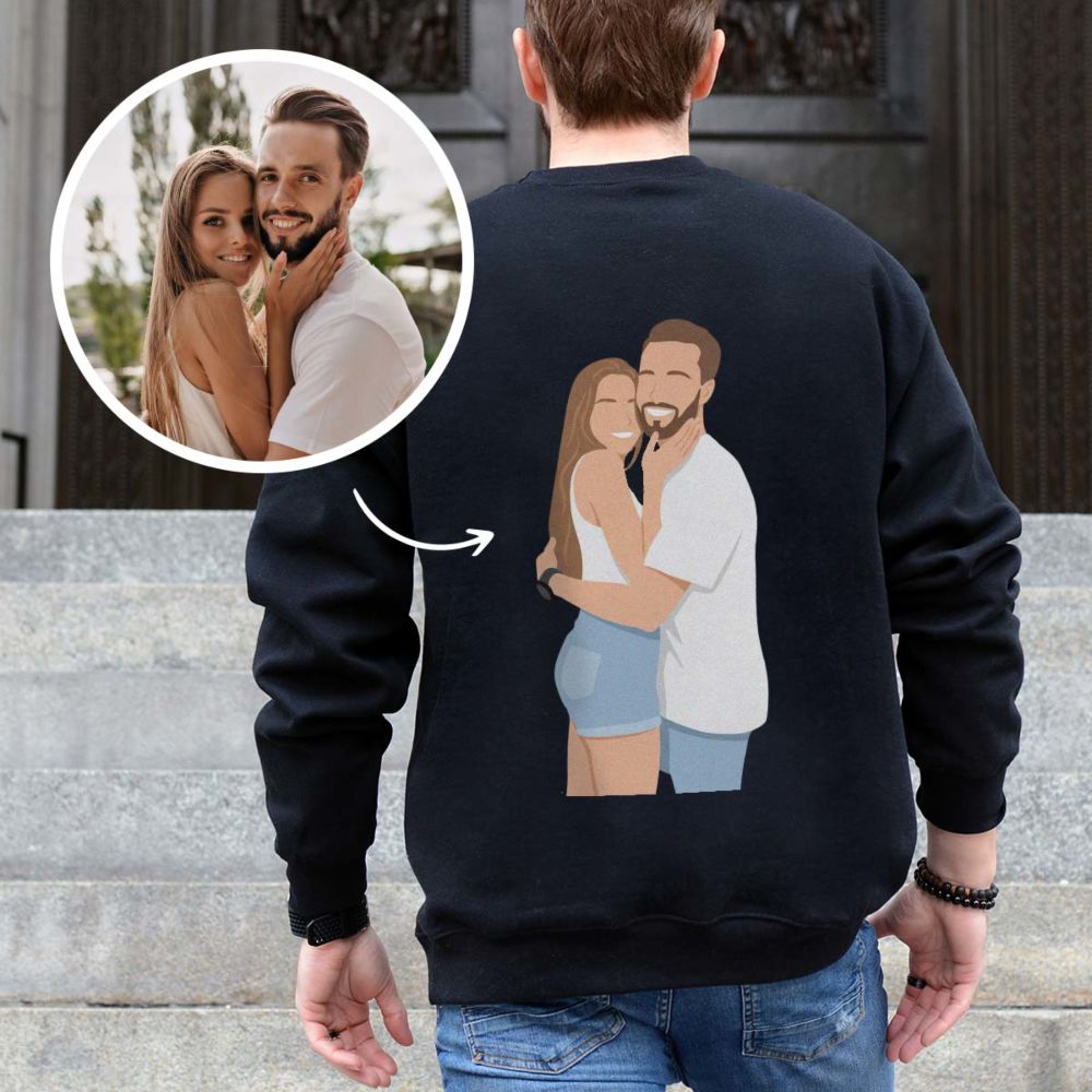 Pull personnalisable avec illustration