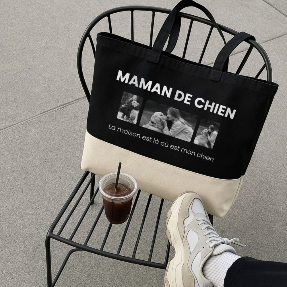 Sac personnalisé avec photos et texte