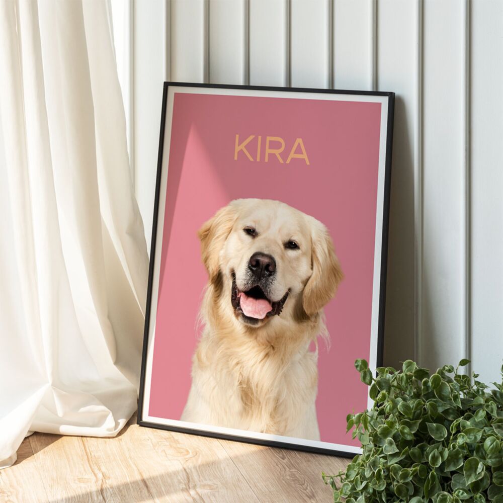 Poster personnalisé avec votre animal de compagnie