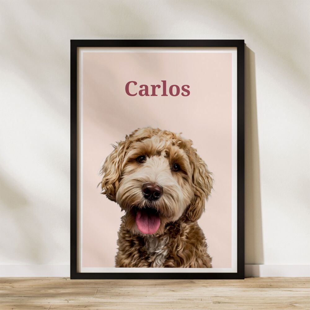 Poster personnalisé avec votre animal de compagnie