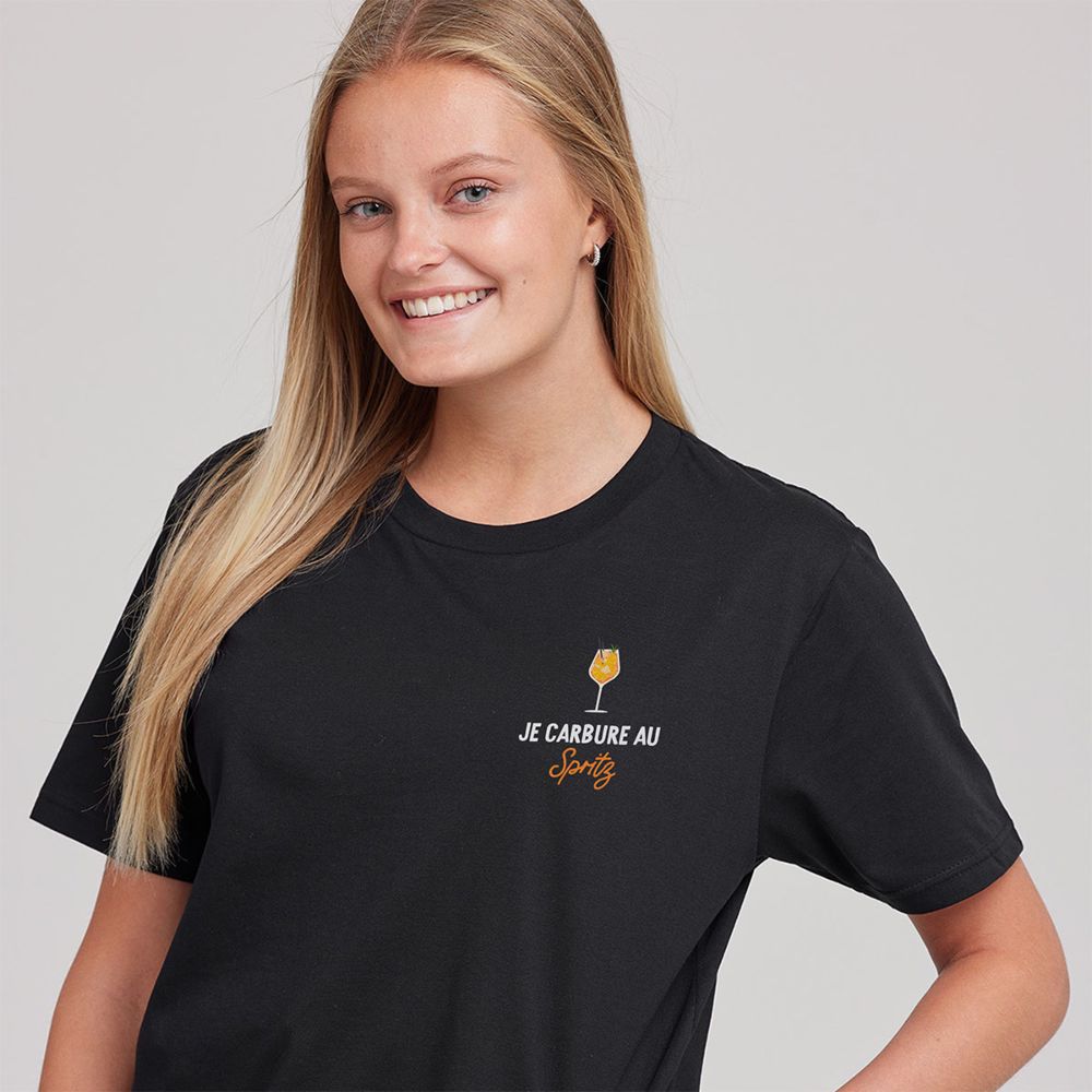 T-shirt personnalisé avec picto et texte