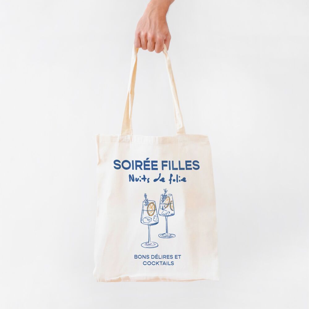 Tote bag personnalisé avec illustration