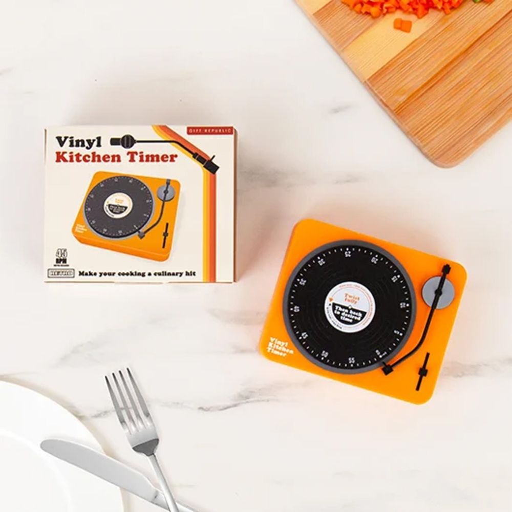 Minuteur de cuisine tourne-disque