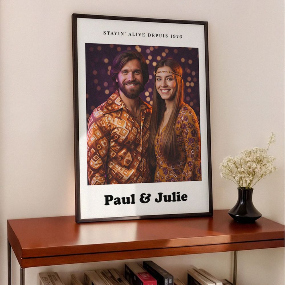 Poster personnalisé – Voyage dans le temps