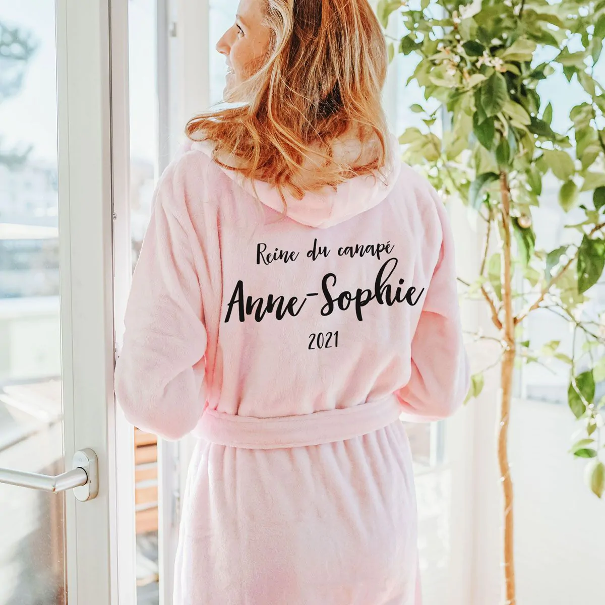 Peignoir personnalise avec nom