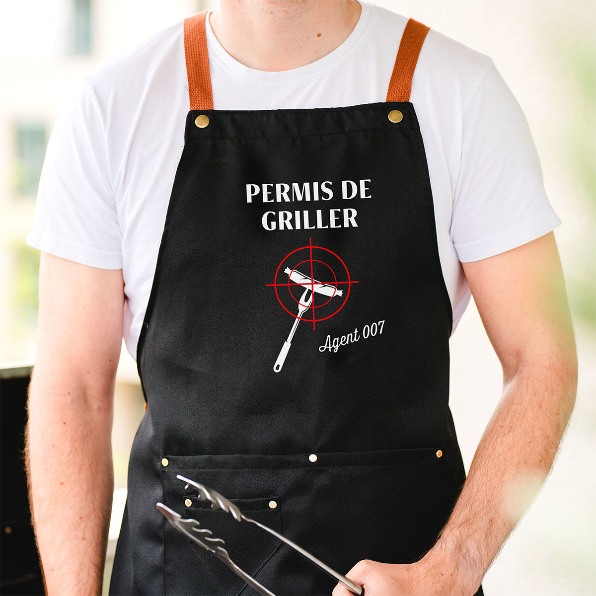 Lot De 2 Tabliers De Barbecue Personnalisés Pour Hommes - Tissu Oxford Imperméable, Avec Poches | Cadeau Fête Des Pères, Jardinage, Cuisine