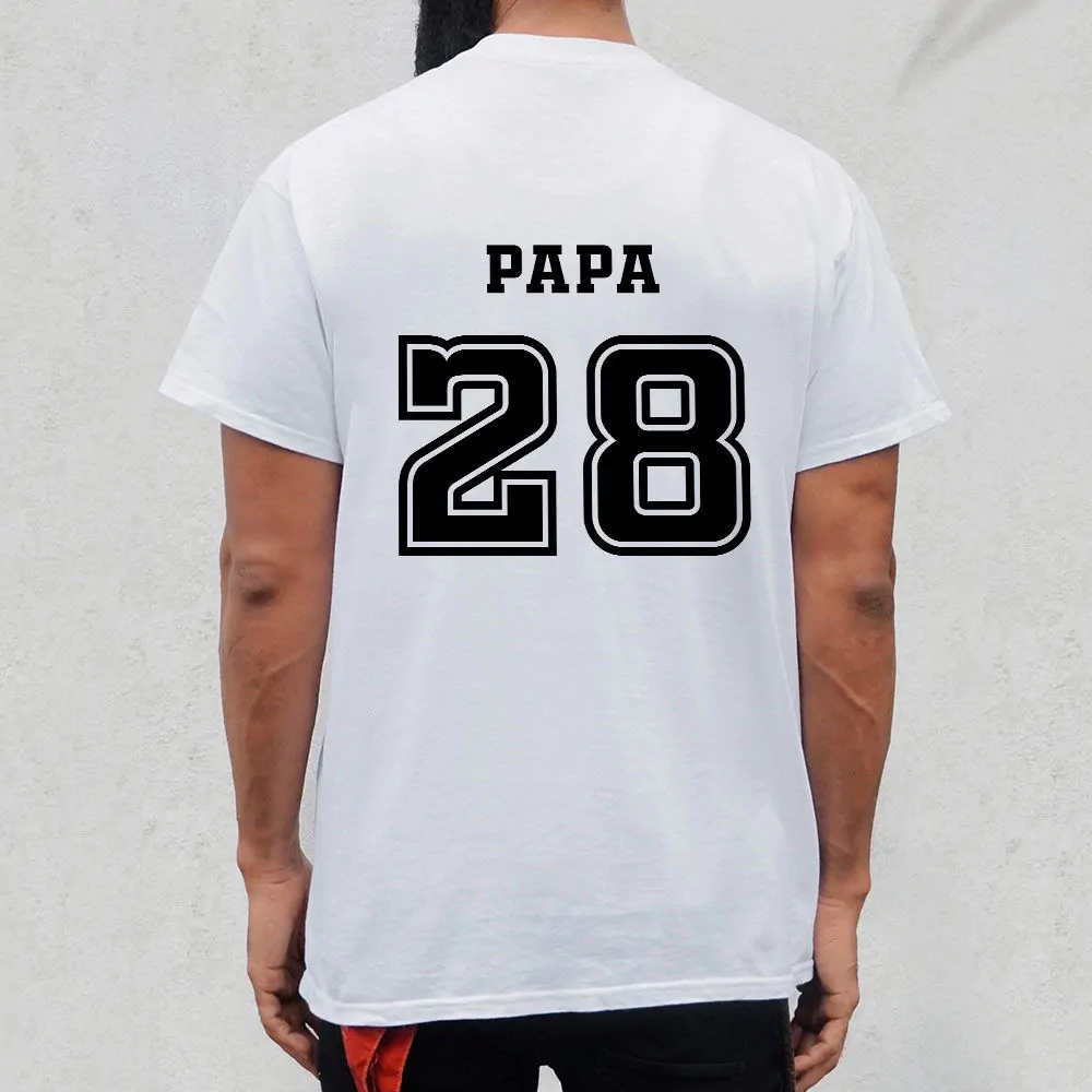 T shirt personnalise avec numero et nom