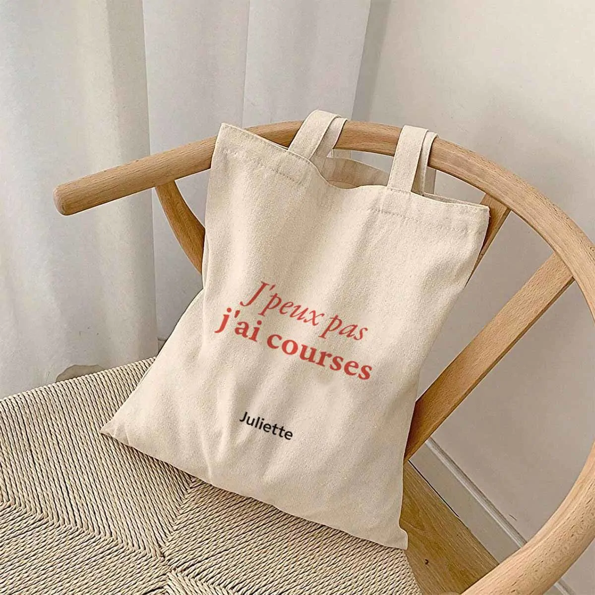 Tote bag personnalise avec slogan