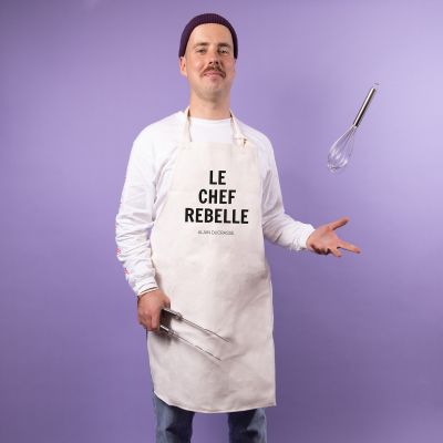 Tablier de Cuisine Personnalisable Le Chef Rebelle