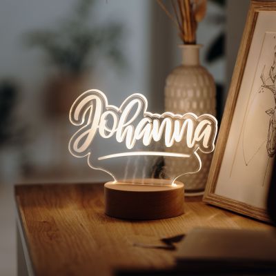 Lampe LED personnalisée avec nom Lampe LED personnalisée avec nom