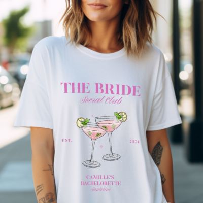 T-shirt personnalisé avec boisson et texte