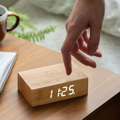 idée cadeau horloge réveil flip click clock 