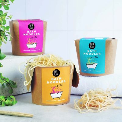 Nouilles de bain asiatiques Nouilles de bain asiatiques