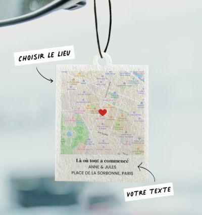 Désodorisant voiture Là où tout a commencé
