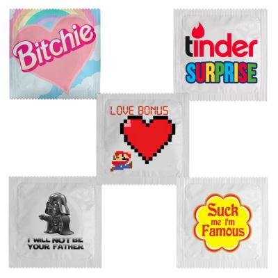 Set de préservatifs amusants - Geek