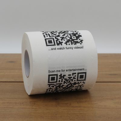 Papier Toilette avec QR Codes