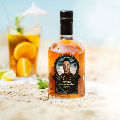 Rhum personnalisé avec photo et prénom