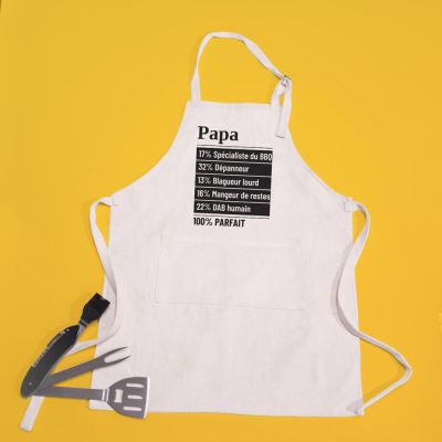 Tablier de cuisine personnalisable 100% Tablier de cuisine personnalisable 100%