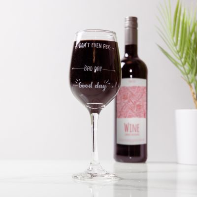 Verre à vin Good Day Bad Day Verre à vin Good Day Bad Day
