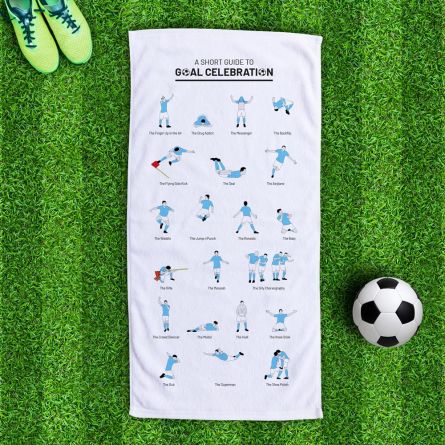 Serviette avec les célébrations de buts