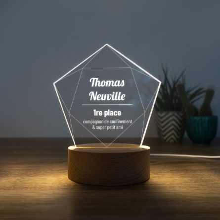 Lampe LED avec Étoile